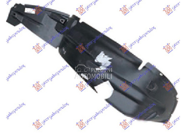 ZADNJE POTKRILO PLASTICNO za Jeep Compass od 2007. do 2011. god.