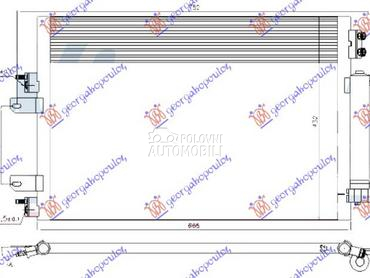 HLADNJAK KLIME 2.0/2.4 BENZIN za Dodge Caliber od 2007. do 2025. god.