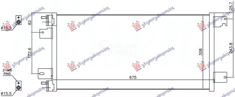 HLADNJAK KLIME 2.0/2.4 BENZIN