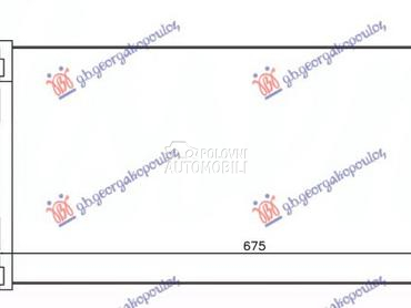HLADNJAK KLIME 2.0/2.4 BENZIN za Mazda 6 od 2008. do 2013. god.