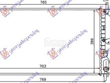 HLADNJAK MOTORA 1.8 BENZIN... za Ford Transit Connect od 2003. do 2010. god.