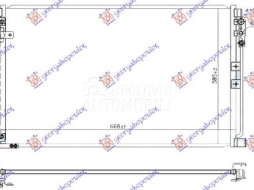HLADNJAK KLIME 2.0 T... za Infiniti Q50 od 2014. do 2014. god.