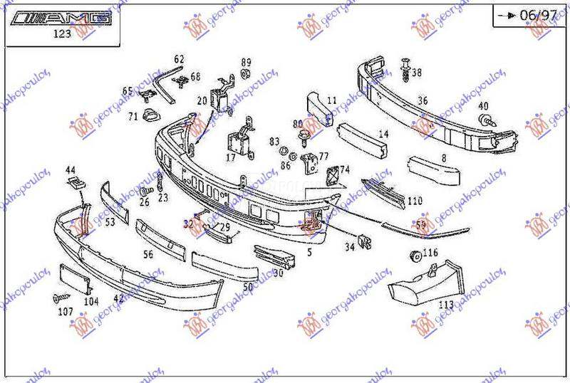 RESETKA PREDNJEG BRANIKA UNUTR