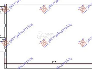 HLADNJAK KLIME 2.2 TDCi za Ford Transit Connect za 2019. god.