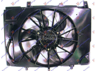 VENTILATOR HLADNJAKA KOMPLET ( za Mercedes Benz C Klasa od 1993. do 1999. god.