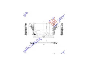 HLADNJAK INTERKULERA 2.0... za Saab 9-3 od 2007. do 2012. god.
