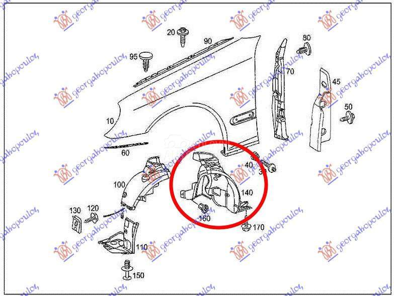 POTKRILO (ZADNJI DEO) PLASTICN