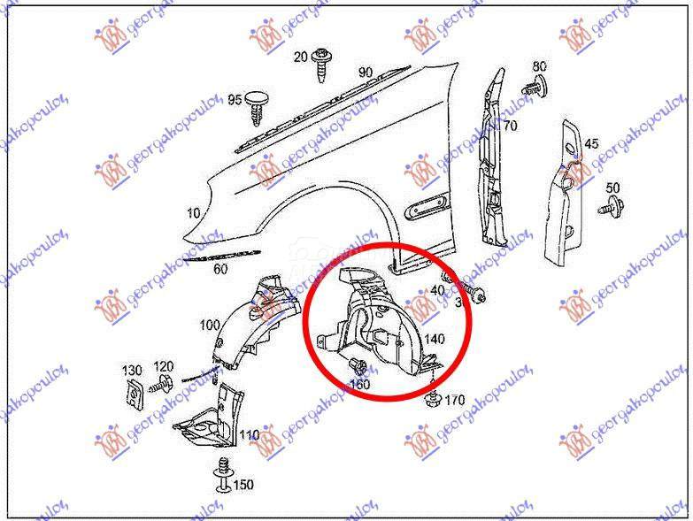 POTKRILO (ZADNJI DEO) PLASTICN