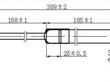 AMORTIZER HAUBE 209 njutna za Mercedes Benz Citan od 2013. do 2021. god.