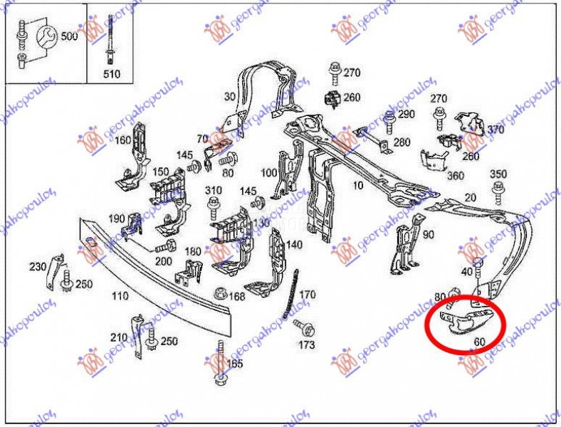 NOSAC SINE PREDNJEG BRANIKA BO