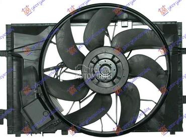 VENTILATOR HLADNJAKA KOMPLET ( za Mercedes Benz C Klasa od 2003. do 2007. god.