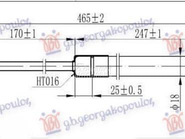AMORTIZER GEPEK VRATA 113... za Suzuki Ostalo od 1979. do 1988. god.