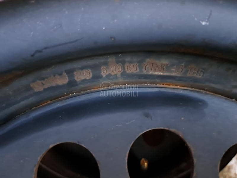 Čelične felne  15" 4 x 100