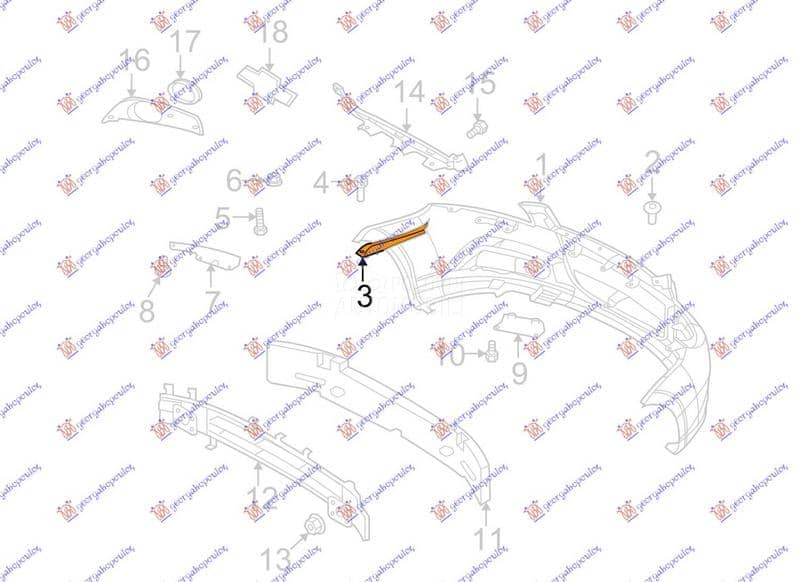 NOSAC PREDNJEG BRANIKA...