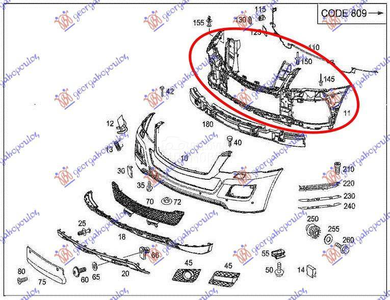 APSORBER PREDNJEG BRANIKA 2008