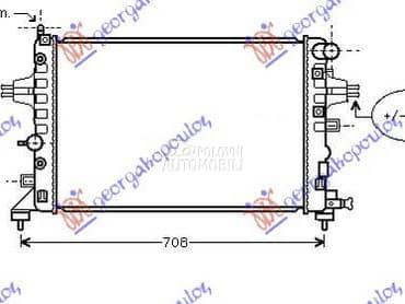 HLADNJAK MOTORA za Opel Astra H od 2004. do 2010. god.