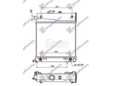 HLADNJAK MOTORA... za Mercedes Benz C Klasa od 1993. do 1999. god.