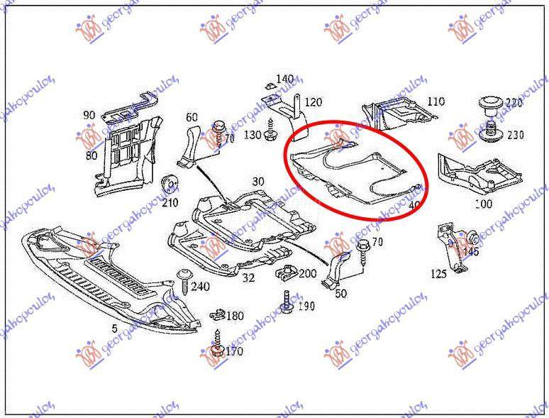 ZASTITA MOTORA ZADNJA