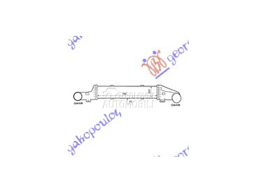 HLADNJAK INTERKULERA 2.0-2.2-2 za Mercedes Benz E Klasa od 1996. do 1999. god.