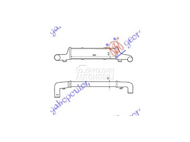 HLADNJAK INTERKULERA 2.5-2.9 C za Mercedes Benz E Klasa od 1999. do 2002. god.