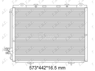 HLADNJAK KLIME ZA SVE MODELE B za Mercedes Benz E Klasa od 1999. do 2002. god.