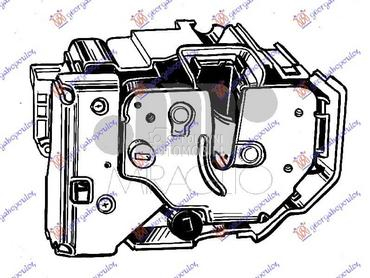 BRAVA ZADNJIH VRATA Levo za Alfa Romeo Giulietta za 2010. god.