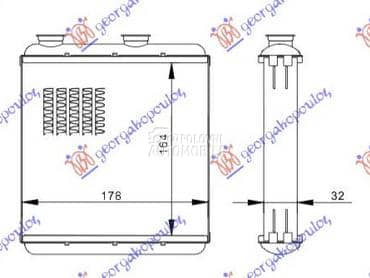 GREJAC KABINE za Opel Meriva od 2003. do 2010. god.