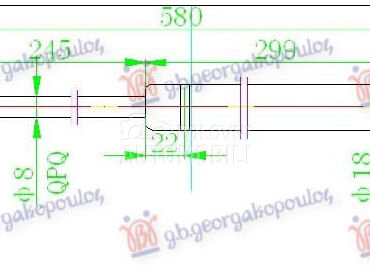 AMORTIZER GEPEK VRATA (577L-32 za Ford Escort od 1988. do 1990. god.