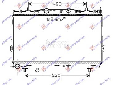 NEMA- HLADNJAK MOTORA 2.0... za Hyundai Coupe od 2001. do 2007. god.