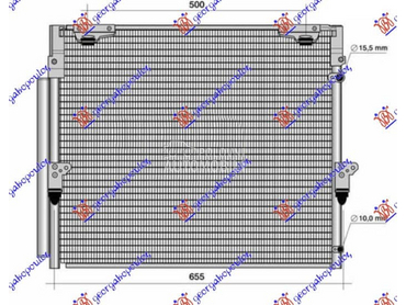 HLADNJAK KLIME 4.6/4.7i V8... za Toyota Land Cruiser od 2007. do 2015. god.