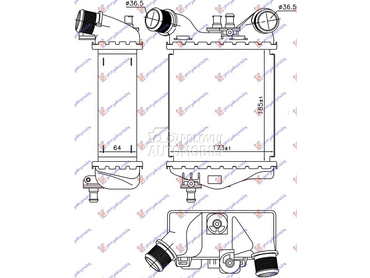 HLADNJAK INTERKULERA... za Fiat 500 za 2015. god.
