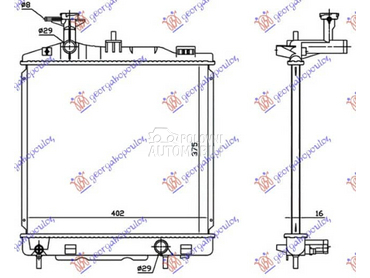 HLADNJAK MOTORA za Mitsubishi Space Star od 2020. do 2020. god.