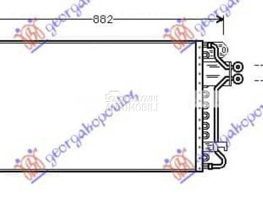 HLADNJAK KLIME... za Ford Galaxy od 1995. do 2006. god.