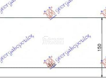 HLADNJAK INTERKULERA 1.6... za Citroen C4 Picasso od 2007. do 2014. god.