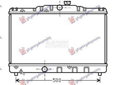 HLADNJAK MOTORA 1.3/1.6CC za Toyota Corolla od 1988. do 1991. god.