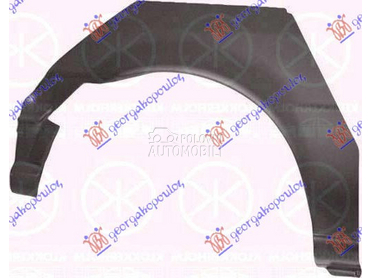 RUB 2 VRATA za Ford Fiesta od 1990. do 1995. god.