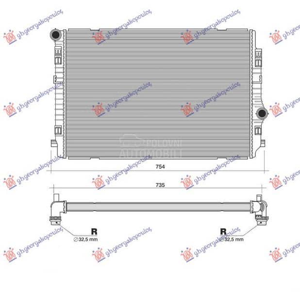HLADNJAK MOTORA 2.0 TDi...