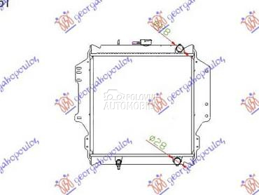 HLADNJAK MOTORA 1.3 (36x39) za Suzuki Ostalo od 1990. do 2004. god.
