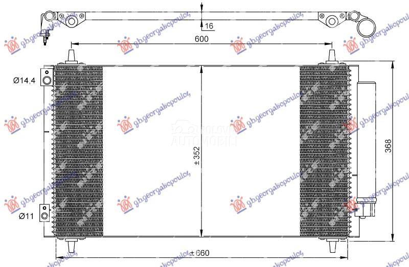 HLADNJAK KLIME 2.2 HDi DIZEL (