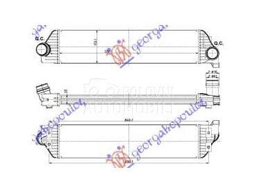 HLADNJAK INTERKULERA 2.3... za Renault Ostalo za 2019. god.