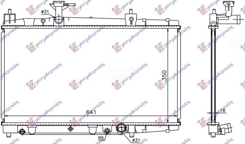 HLADNJAK MOTORA 1.4 D4D...