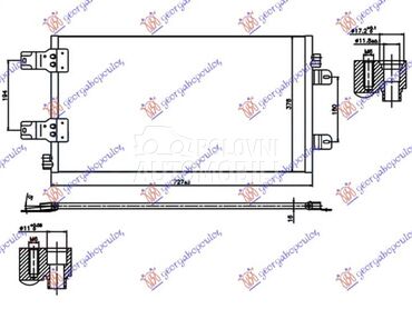 HLADNJAK KLIME 2.5 DCi... za Renault Ostalo od 1998. do 2009. god.