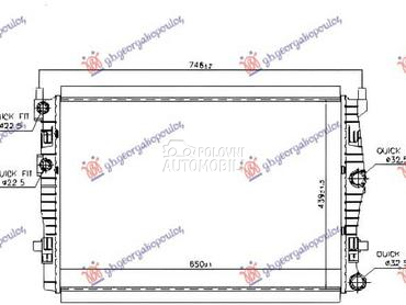 HLADNJAK MOTORA 1.0TFSI... za Seat Leon za 2020. god.
