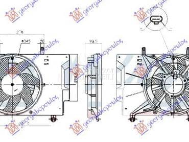 VENTILATOR KOMPLET (1.0... za Ford Focus od 2011. do 2014. god.
