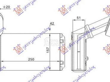 GREJAC KABINE za Volkswagen Sharan od 1995. do 2010. god.