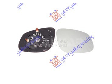 STAKLO RETROVIZORA SA GREJACEM za Porsche Cayenne od 2003. do 2010. god.