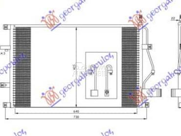 HLADNJAK KLIME BENZIN/DIZEL za Volvo XC70 od 2000. do 2007. god.