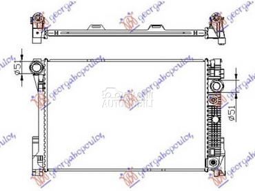 HLADNJAK MOTORA... za Mercedes Benz C Klasa od 2011. do 2014. god.