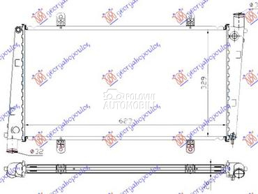 HLADNJAK MOTORA 1.9/2.0 TURBO za Volvo S40 od 2000. do 2004. god.