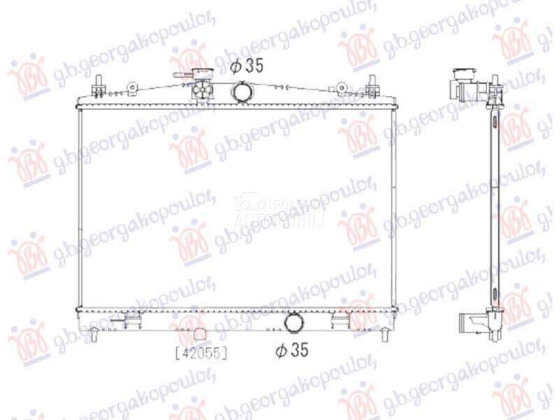 HLADNJAK MOTORA 1.6 BENZIN/GAS